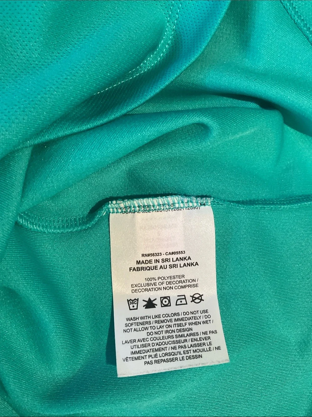 NIKE - TEE - Dri-Fit - Teal Green/Black Nike Logo Boy’s Size S - Short Sleeve